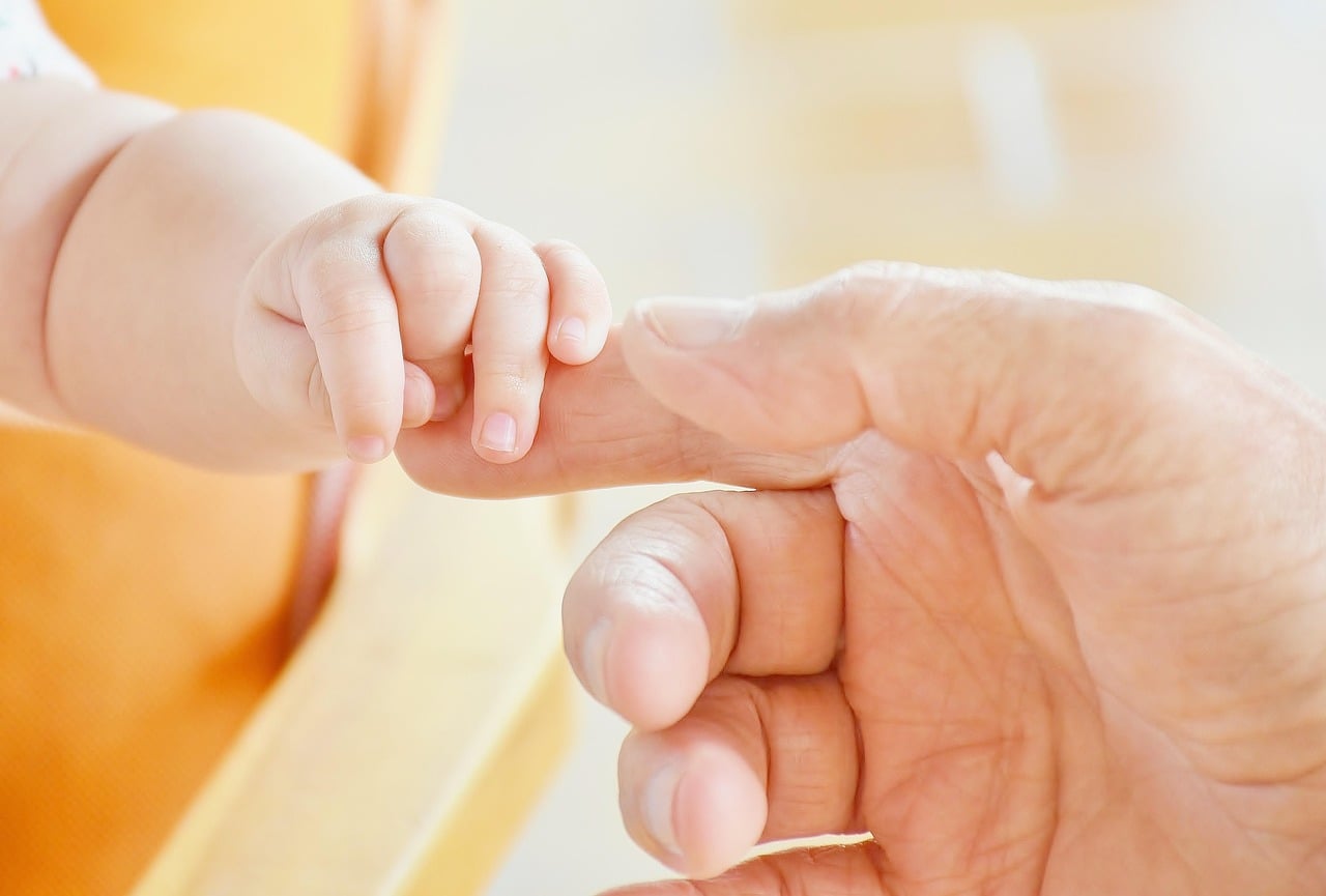 Newborn baby born through surrogacy at Persona Clinic IVF in Tbilisi